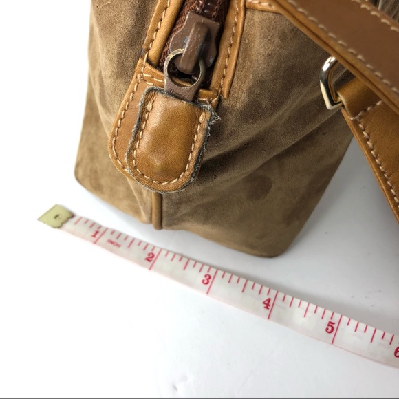 Vintage Mark Cross Brown Suede Handbag - Picture 13 of 13